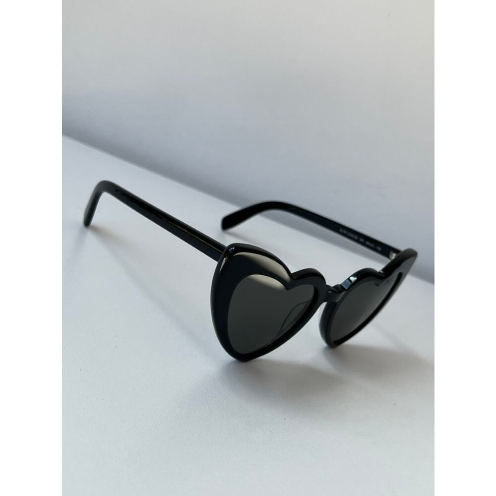 NEW Saint Laurent SL181 Black Heart LouLou Sunglasses - Picture 5 of 7